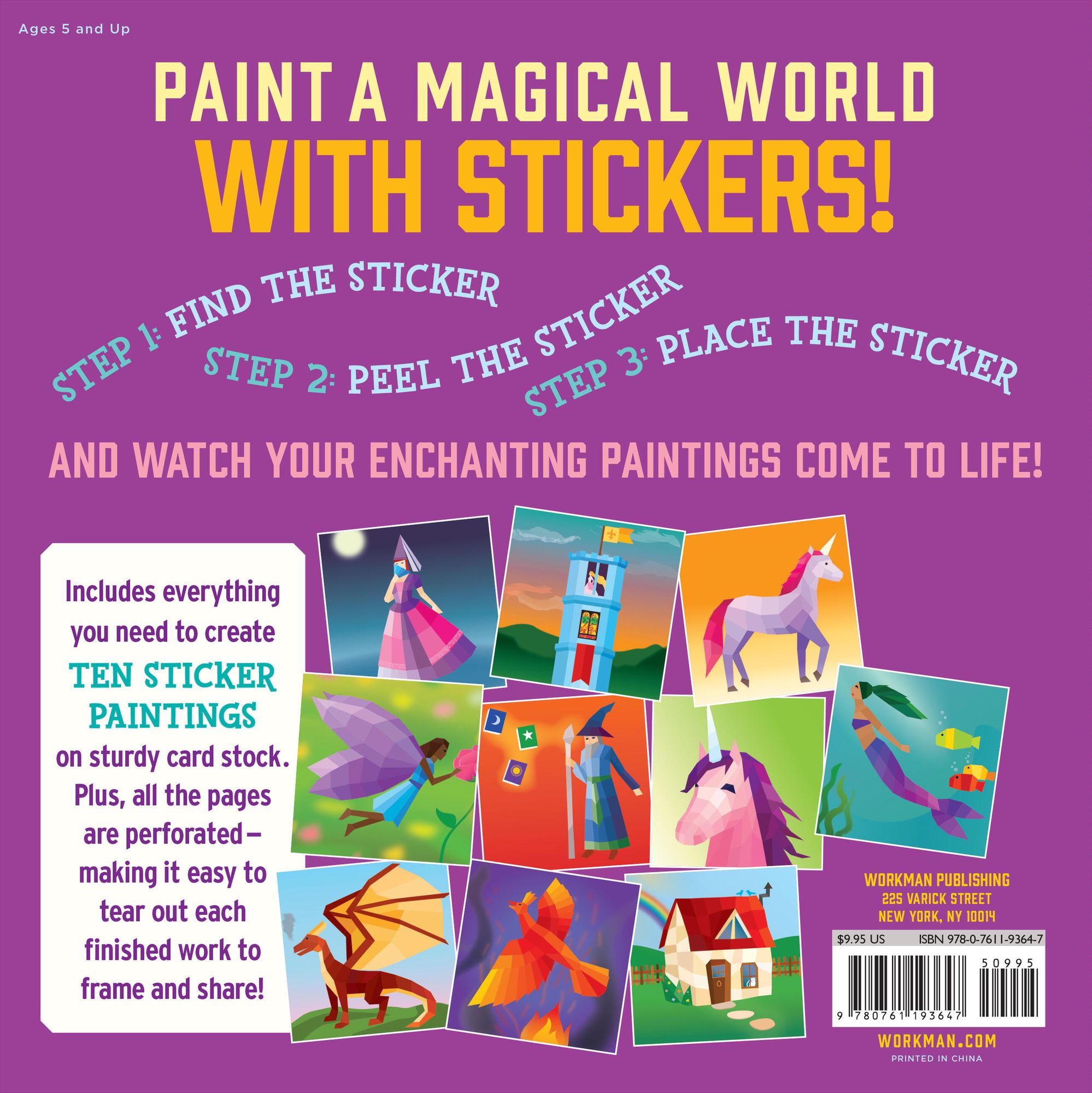 Unicorns & Magic (Paint by Sticker Kids Series)